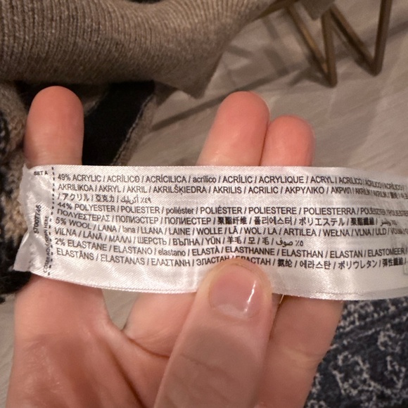 Mango ROUND-NECK STRIPED SWEATER SZ medium - Picture 3 of 8